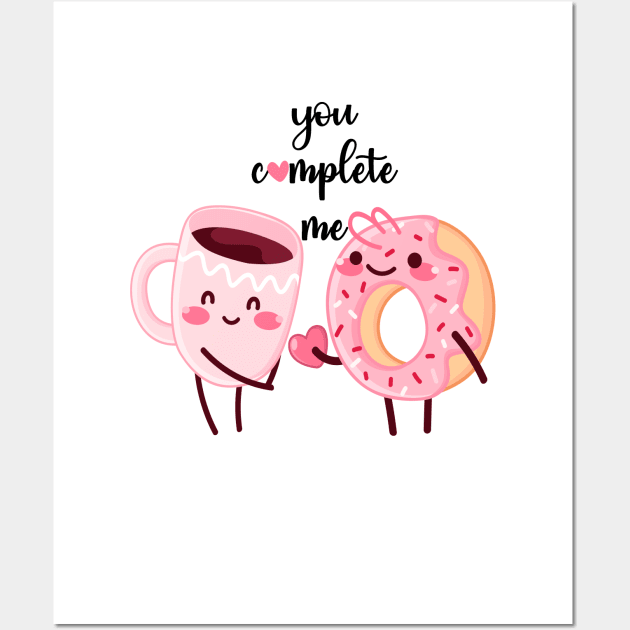 You Complete Me Wall Art by TheMoonlitPorch